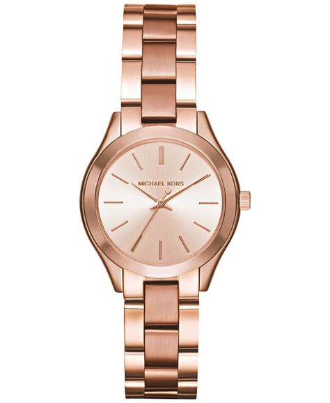 Michael Kors Women's Rose Gold Tone Watch, 33mm